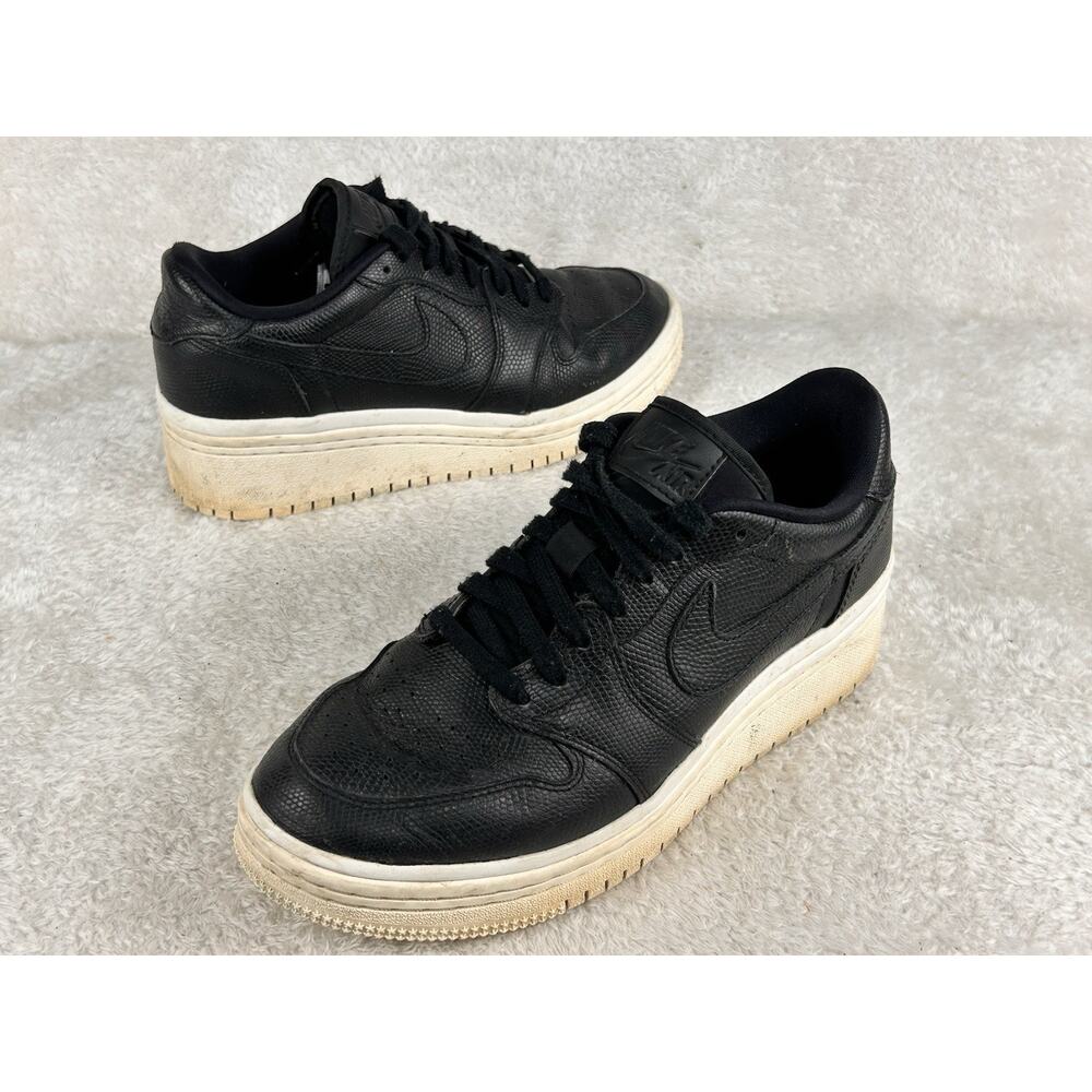 NIKE Air Jordan 1 Retro Low Lifted Black Phantom Black A01334-014 Women's 9